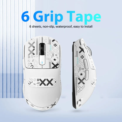 Gaming Mouse Grip Tape Skate Handmade Sticker Non Slip Suck Sweat Anti-Slip Sticker for ATTACK SHARK X11/X6/X3/R1/R2/R3