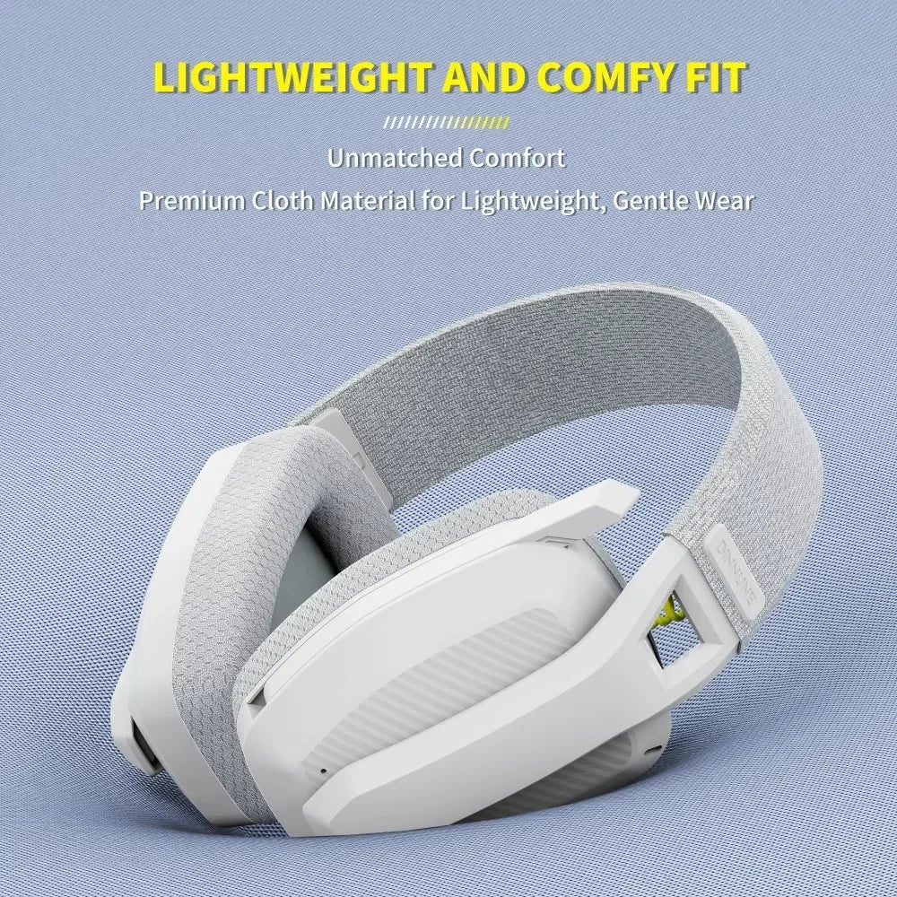 BW06 2.4Ghz Bluetooth Gaming Headset with Mic for PS5 PS4 PC Mac Playstation Wireless Gaming Headphone with Microphone