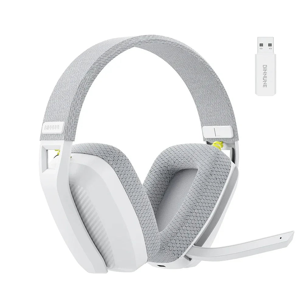 BW06 2.4Ghz Bluetooth Gaming Headset with Mic for PS5 PS4 PC Mac Playstation Wireless Gaming Headphone with Microphone